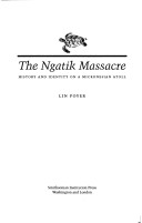 Book cover for The Ngatik Massacre