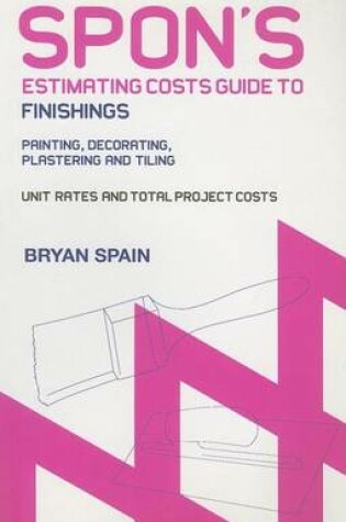 Cover of Spon's Estimating Cost Guide to Finishings