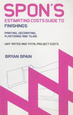 Cover of Spon's Estimating Cost Guide to Finishings