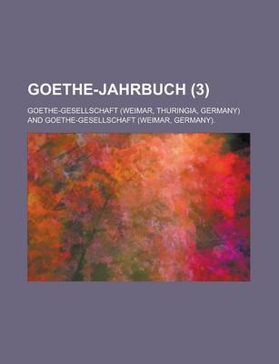 Book cover for Goethe-Jahrbuch (3)