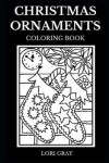 Book cover for Christmas Ornaments Coloring Book