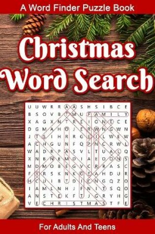 Cover of Christmas Word Search For Adults