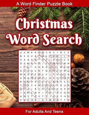 Book cover for Christmas Word Search For Adults