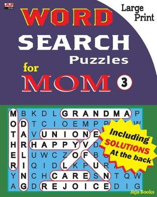 Book cover for WORD SEARCH Puzzles for MOM