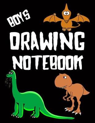 Book cover for Boys Drawing Notebook