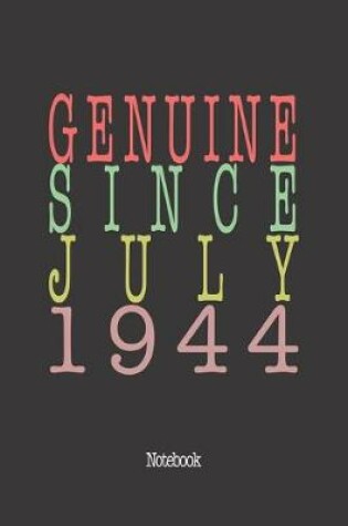 Cover of Genuine Since July 1944