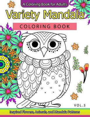 Book cover for Variety Mandala Coloring Book Vol.3