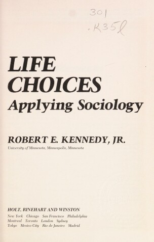 Book cover for Life Choices