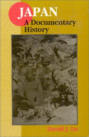 Book cover for Japan: A Documentary History: v. 2: The Late Eighteenth Century to the Present