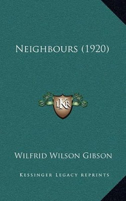 Book cover for Neighbours (1920)