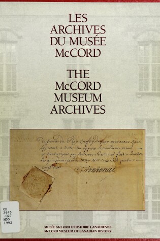 Cover of The McCord Museum Archives