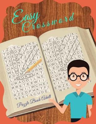 Book cover for Easy Crossword Puzzle Book Adult