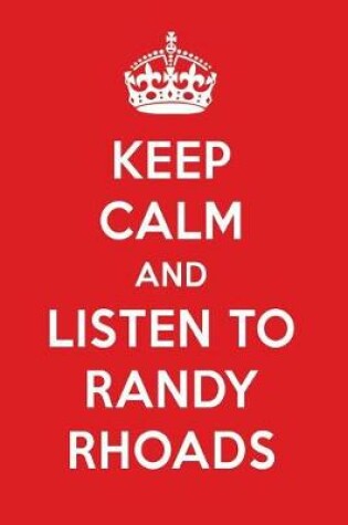 Cover of Keep Calm and Listen to Randy Rhoads