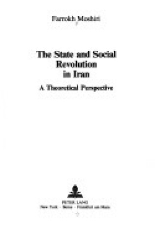 Cover of The State and Social Revolution in Iran