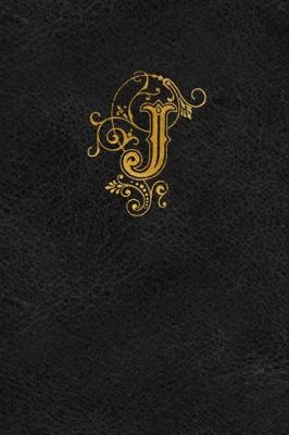 Book cover for Old English Monogram Journal - Letter J