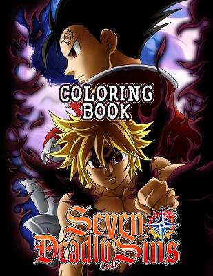 Book cover for The Seven Deadly Sins Coloring book