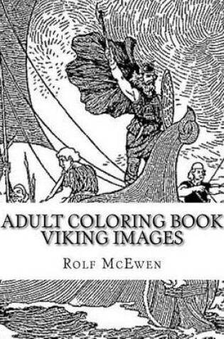 Cover of Adult Coloring Book - Viking Images