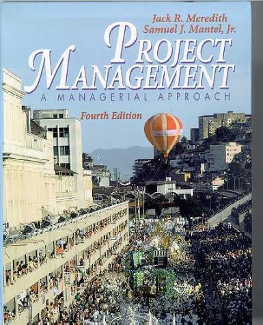 Book cover for Project Management: a Managerial Approach with Microsoft Project 2000