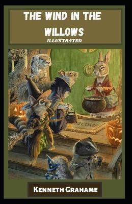 Book cover for The Wind in the Willows illustrated Edition