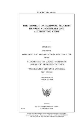 Book cover for The Project on National Security Reform