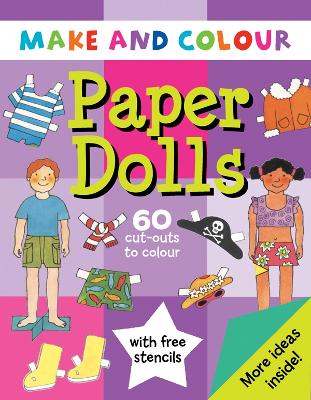 Book cover for Make & Colour Paper Dolls