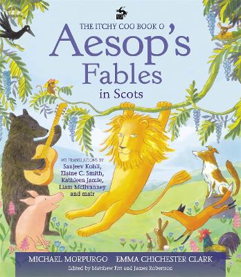 Book cover for The Itchy Coo Book o Aesop's Fables in Scots