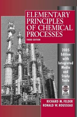 Cover of Elementary Principles of Chemical Processes, Student Workbook