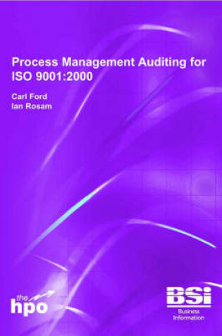 Cover of Process Management Auditing for ISO 9001:2000