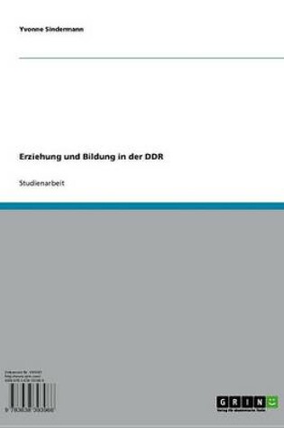 Cover of Erziehung Und Bildung in Der Ddr