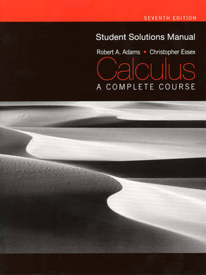 Book cover for Student Solutions Manual for Calculus: A Complete Course