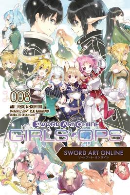 Book cover for Sword Art Online: Girls' Ops, Vol. 8