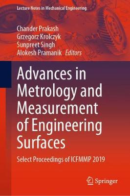 Cover of Advances in Metrology and Measurement of Engineering Surfaces