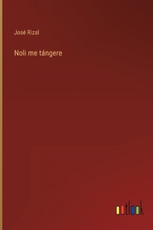 Cover of Noli me tángere