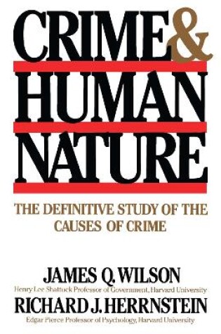 Cover of Crime Human Nature