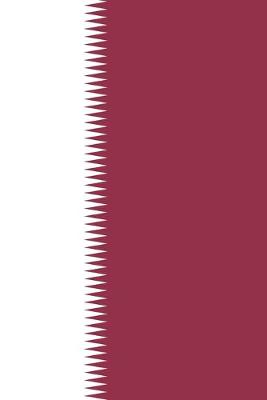 Book cover for Qatar Travel Journal - Qatar Flag Notebook - Qatari Flag Book