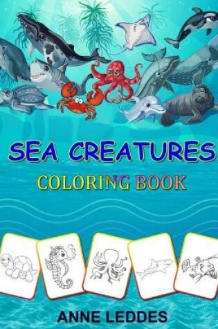 Cover of Sea Creatures Coloring Book