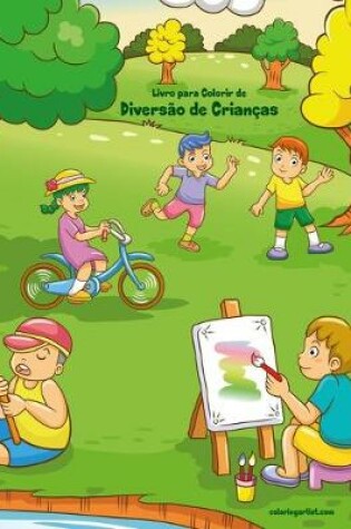 Cover of Livro para Colorir de Diversão de Crianças