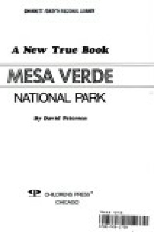 Cover of Mesa Verde