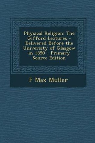 Cover of Physical Religion