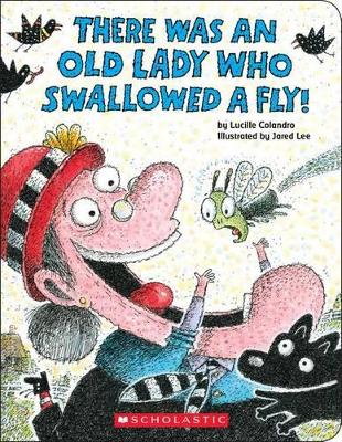 Book cover for There Was an Old Lady Who Swallowed a Fly! (Board Book)