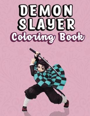 Book cover for Demon Slayer Coloring Book