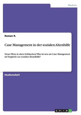 Cover of Case Management in der sozialen Altenhilfe