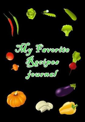 Book cover for My Favorite Recipes Journal