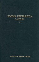 Book cover for Poesia Epigrafica Latina I