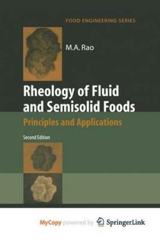 Cover of Rheology of Fluid and Semisolid Foods