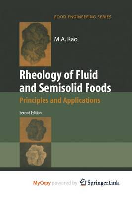 Book cover for Rheology of Fluid and Semisolid Foods