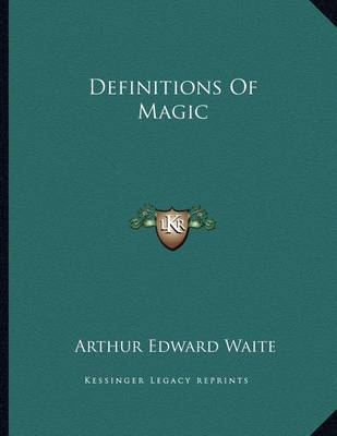 Book cover for Definitions of Magic