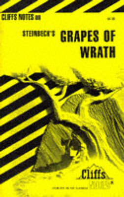 Book cover for Notes on Steinbeck's "Grapes of Wrath"