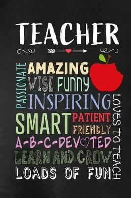 Book cover for Teacher - Amazing Wise Funny Loves to Teach