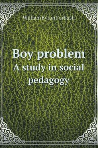 Cover of Boy Problem a Study in Social Pedagogy